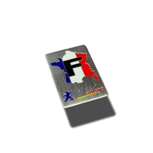 آرم پژو اسپرت با پرچم فرانسه | نشان اسپرت آلومینیومی مخصوص خودروهای پژو🚀